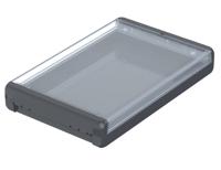 96026344-b-261704-pc-v0-g-7024 Bopla Bocube Series Polycarbonate General Purpose Enclosure, IP66, IP68, Flanged, 271 x 170 x 40mm