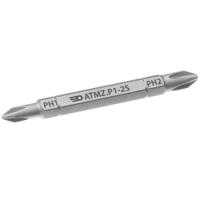 atmzp1-2s Facom Phillips Reversible Screwdriver Blade, PH1, PH2 Tip