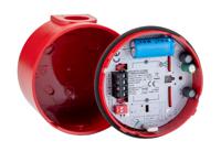 812013full-0255x Eaton Red Flashing Beacon, 9 → 60 V dc, Wall Mount, LED Bulb, IP65