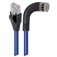 trd695sra7bl-2 L-ComTRD, 2m Cat6, Blue RJ45 to Male RJ45 Male, Copper Braid Shielded, Terminated PVC Sheath