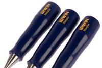 tm444s3 Irwin 3 Piece Steel Bevel Edge Chisel Set, 13.0 mm, 19 mm, 25 mm Blade Width
