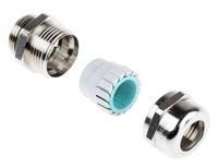 53112532 Lapp SKINTOP Series Nickel Plated Brass Cable Gland, M20 Thread, 7mm min., 13mm max., IP68