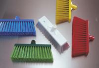 29152 Vikan Broom, Green With PET Bristles for Food Industry, Wet Floors