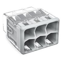 2773-406-1 WAGO, 2773 Splice Connector, Grey, Insulated, Copper 20 → 12 AWG