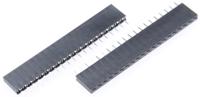 m20-7822046 HARWIN Straight Through Hole Mount PCB Socket, 20-Contact, 1-Row, 2.54mm Pitch, Solder Termination