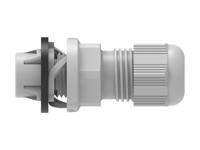 1sng622001r0000 Entrelec 1SNG Series Light Grey PA 6 Cable Gland, 3mm min., 10mm max., IP66, IP68