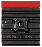 151-02659-fmb4apt-i-pa66hs-bk HellermannTyton Self Adhesive Black Cable Tie Mount 28 mm x 28mm, 5.4mm Max. Cable Tie Width