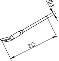 452fdlf040 Ersa 452 Desoldering Gun Tip for use with Various Desoldering Irons