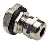 mnpt38-nc080 Alpha Wire FIT Wire Management Series Metallic Metal Cable Gland, NPT 3/8in Thread, 4mm min., 8mm max., IP66, IP68