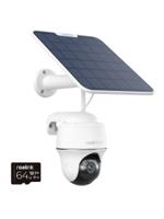 a4kpts2m64-uk Reolink Indoor, Outdoor Solar Powered Wifi CCTV Camera