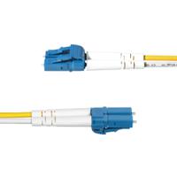 smdos2lclc6m StarTech.com LC to LC Duplex Single Mode OS2 Fibre Optic Cable, Yellow, 6m