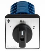 ca20a213gba001e Kraus & Naimer, 4P 3 Position Double Throw Cam Switch, 25A