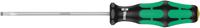 05008015001 Wera Slotted  Screwdriver, 3.5 mm Tip, 100 mm Blade, 181 mm Overall