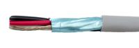 78114-sl005 Alpha Wire Ecogen Ecocable Mini Control Cable, 4 Cores, 0.15 mm² 26 AWG, Screened, 30 m, Grey Modified Polyphenylene