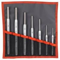 251ajs9 Facom 9-Piece Punch, 1.5 mm, 2.5 mm, 2 mm, 3.5 mm, 3 mm, 4 mm, 5 mm, 6 mm Shank