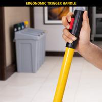 r050669 Rubbermaid Commercial Products Black, Yellow Mop Handle, 1.42m, for use with Industry, Microfibre Floor Cleaning System