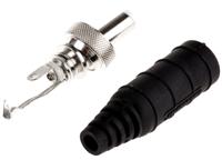 s761ks15 Switchcraft DC Plug Rated At 5.0A, 30.0 V, Cable Mount, length 57mm, Nickel, IP68