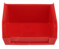484-3974 RS PRO PP Storage Bin, 90mm x 100mm x 50mm, Red