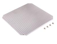 mpmp-arca-4040 Fibox Galvanised Steel Perforated Mounting Plate, 350mm W for Use with ARCA Series