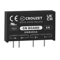 gnb4d2a Crouzet GND Board Series Solid State Relay, 4 A rms Load, PCB Mount, 275 V rms Load