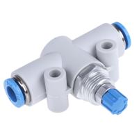 gr-qs-6 Festo GR Series Tube Flow Valve, 6mm Tube Inlet Port x 6mm Tube Outlet Port, 193969