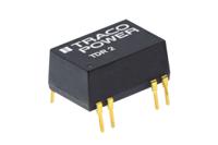 tdr-2-0511 TRACOPOWER TDR 2 DC-DC Converter, 5V dc/ 400mA Output, 4.5 → 9 V dc Input, 2W, Through Hole, +85°C Max Temp