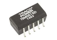 tsm-0515d TRACOPOWER TSM DC-DC Converter, ±15V dc/ ±30mA Output, 4.5 → 5.5 V dc Input, 1W, Surface Mount, +85°C Max Temp