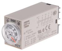 h3y-4-ac24-60s Omron H3Y-4 Series DIN Rail, Surface Mount Timer Relay, 24V ac, 4-Contact, 2 → 60s, 1-Function, 4PDT