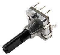 ec16b242040r Alps Alpine 24 Pulse Incremental Mechanical Rotary Encoder with a 6 mm Flat Shaft, Through Hole