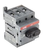 ot63f3-1sca105332r1001 ABB 3P Pole Base Mounting Isolator Switch - 63A Maximum Current, 22kW Power Rating, IP20