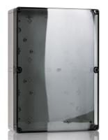 9523100 Rittal PK Series Plastic Wall Box, IP66, Viewing Window, 254 mm x 360 mm x 111mm