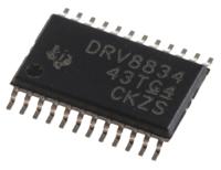 drv8834pwp Texas Instruments, Stepper Motor Driver IC, 10.8 V 1.5 A 24-Pin, HTSSOP