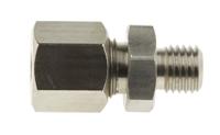 178-0969 RS PRO M8 Compression Fitting for Use with Thermocouple or PRT Probe, 4.7625mm Probe