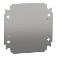 nsymm22 Schneider Electric PanelSeT Series Galvanised Steel Mounting Plate, 150mm H, 150mm W for Use with Panelset, Thalassa