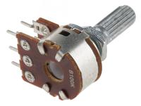 pdb182-k220k-104b Bourns PDB18 100kΩ Rotary Potentiometer 2-Gang, Panel Mount (Through Hole), PDB182-K220K-104B