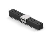 1mm-r-d20-vs-00-f-trp TE Connectivity 1MM-R Series Vertical Board Mount PCB Socket, 40-Contact, 2-Row, 1mm Pitch, Surface Mount Termination