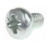 483-1230 RS PRO Bright Zinc Plated Steel Pan Head Thread Forming Screw, M4 x 10mm Long