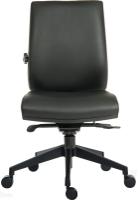 625-820 RS PRO Black Polyurethane Operator Chair, 150kg Weight Capacity