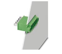 1861170 Phoenix Contact, 7.62mm Pitch, DFK-PC 4/4-G-7.62-FS4.8, 4 Way, , Pluggable Terminal Block, Feed Through Header, Panel