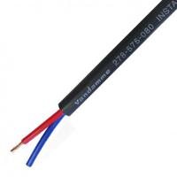 278-575-080 Van Damme 2 Core Speaker Cable, 0.75 mm² CSA, 5.6mm od, 100m, Grey