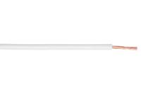 201-0577 RS PRO White 0.75mm² Hook Up Wire, 18 AWG, 100m, PVC Insulation