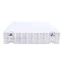 077001010 Rose Wavetronic Series Silver Aluminium Desktop Enclosure, 268 x 324 x 55mm