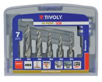 10502970001 Tivoly 7-Piece for Stainless Steel, 10mm Max, 3mm Min, HSS Bits