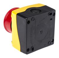 lbx13102 BACO LBX1 Series Pull Release Emergency Stop Push Button, Surface Mount, 2NC, IP66