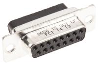 865615sltlf Amphenol Communications Solutions 8656 15 Way Cable Mount D-sub Connector Socket, 2.74mm Pitch