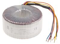 117-6068 RS PRO 2 x 115V ac, 2 x 115V ac Toroidal Transformer, 300VA 2 Output