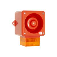 yl50l50arfwr Clifford & Snell YL50 Series Amber Sounder Beacon, 115 V ac, IP66, Fixed Mount, 112dB at 1 Metre