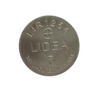 183-4285 RS PRO LIR1254 3.6V Lithium Button Rechargeable Battery, 45mAh