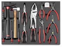 modml4pf Facom 17 Piece Plier Tool Kit Tool Kit with Case
