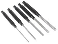 s248pc Starrett 5-Piece Punch Set, Pin Punch, 1/8 → 3/8 in Shank